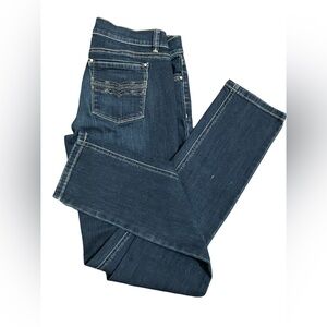 White House Black Market Dark Indigo Slim Leg Jeans